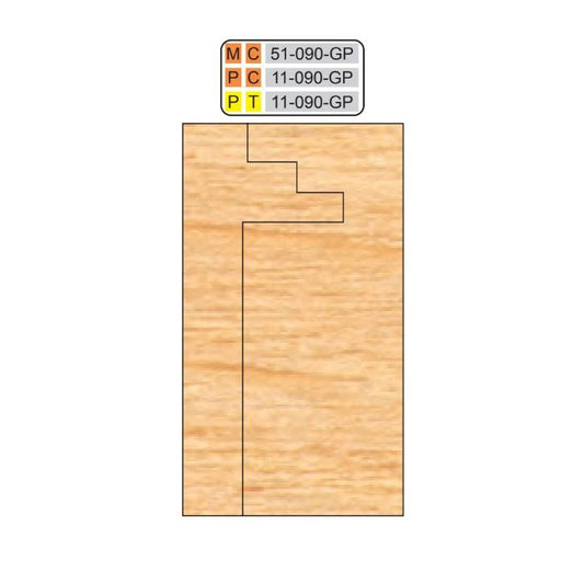 MC-51-090-GP GLASS PANEL (4 Piece Sets)
