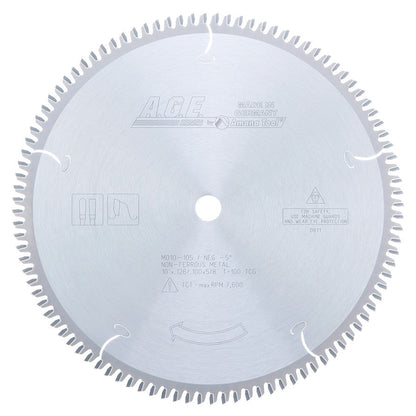 Amana Tool - MD10-105 - NON-FERROUS 10"x100T 5/8" BORE