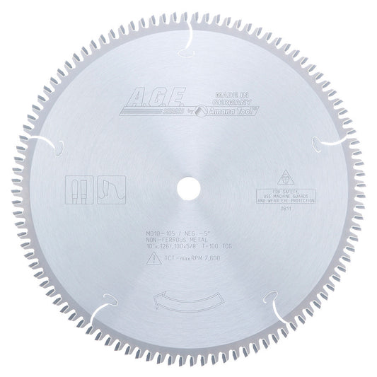 Amana Tool - MD10-105 - NON-FERROUS 10"x100T 5/8" BORE