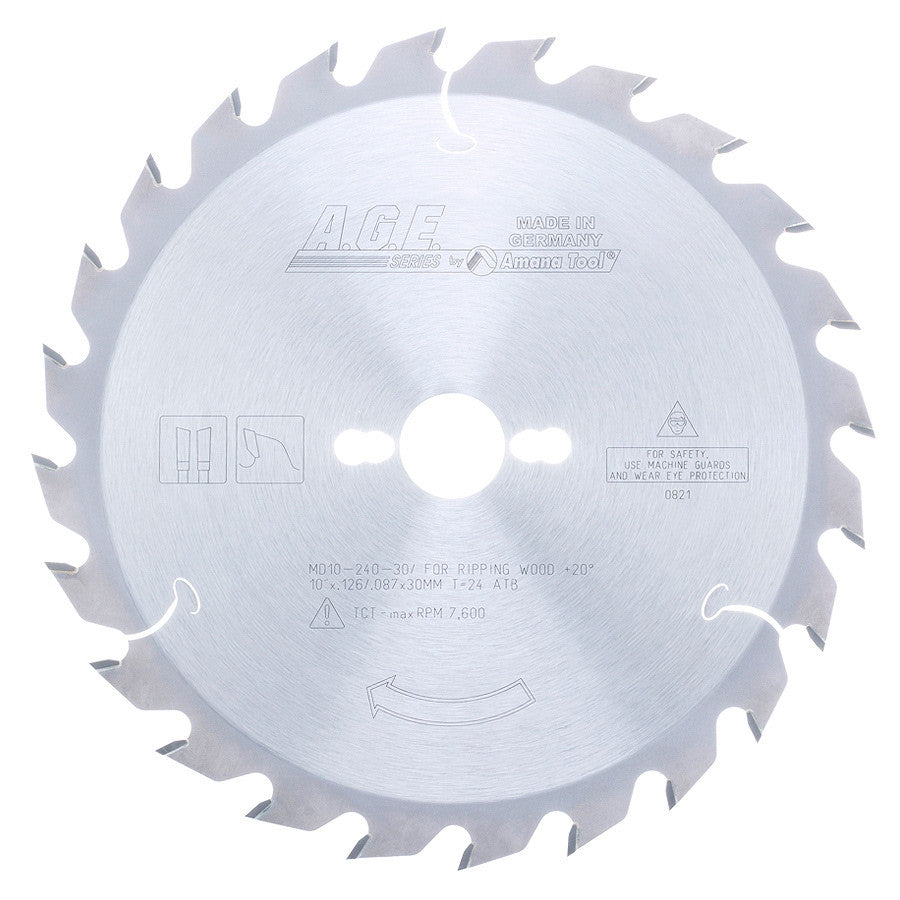 Amana Tool - MD10-240-30 - RIPPING 10"x24T ATB 30mm BORE