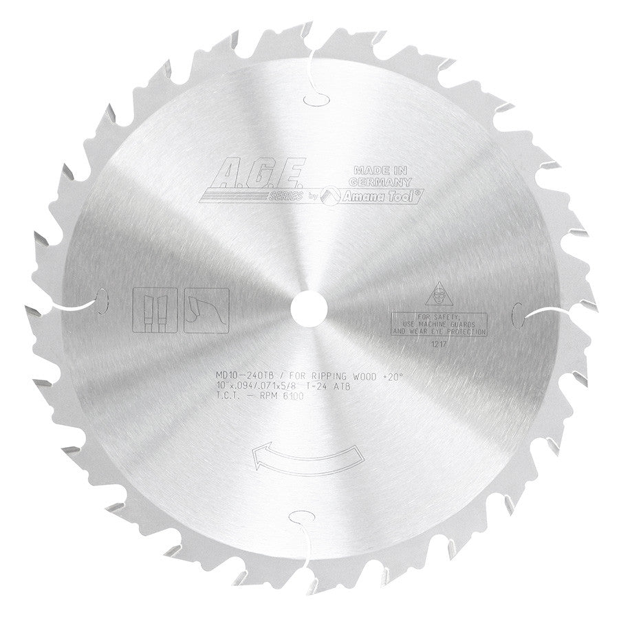 Amana Tool - MD10-240TB - TKT THIN KERF RIPPING 10"x24T