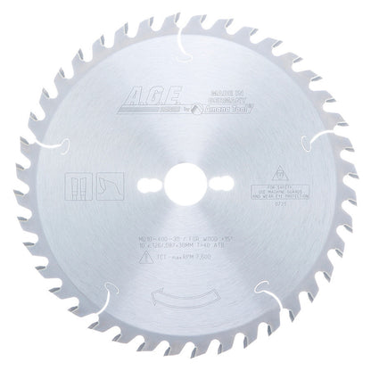 Amana Tool - MD10-400-30 - GENERAL 10"x40T ATB 30mm BORE