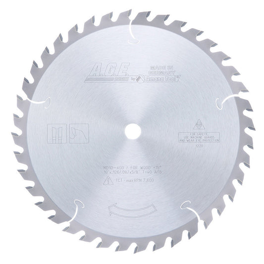 Amana Tool - MD10-400 - GENERAL 10"x40T ATB 5/8" BORE