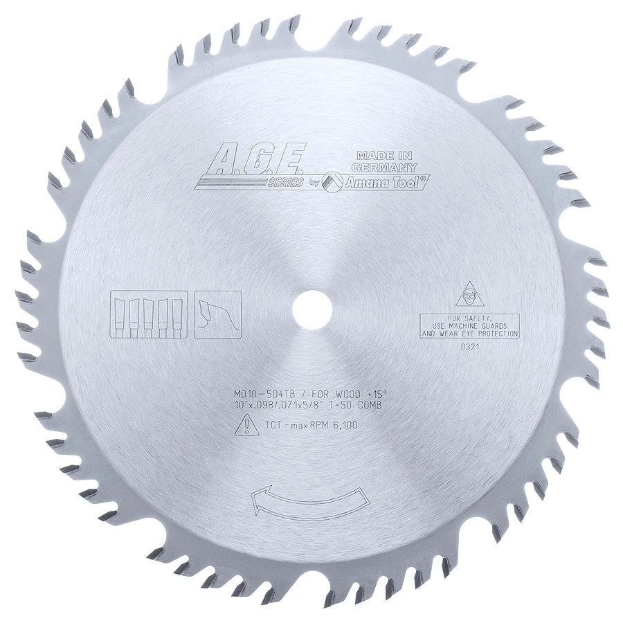 Amana Tool - MD10-504TB - TKT THIN COMBINATION 10"x50T