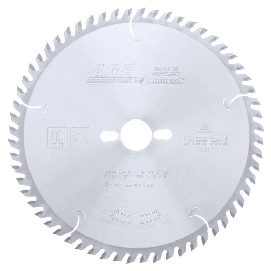 Amana Tool - MD10-600-30 - CROSSCUT 10"x60T ATB 30mm BORE
