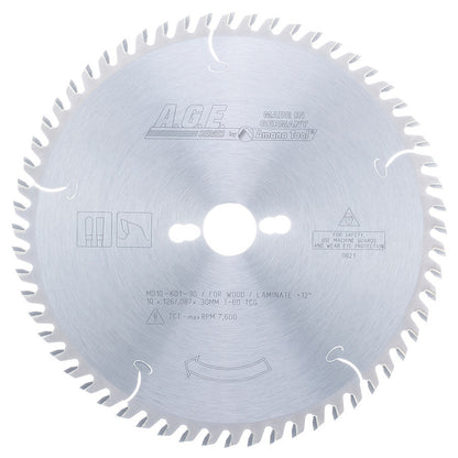 Amana Tool - MD10-601-30 - LAMINATE 10"x60T TCG 30mm BORE