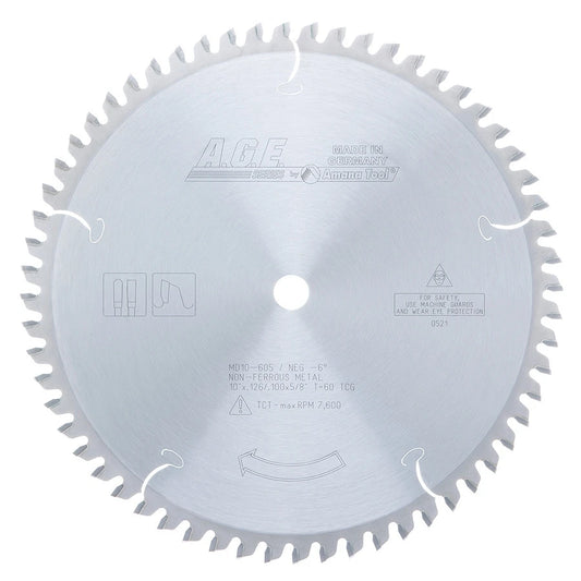 Amana Tool - MD10-605 - NON-FERROUS 10"x60T 5/8" BORE