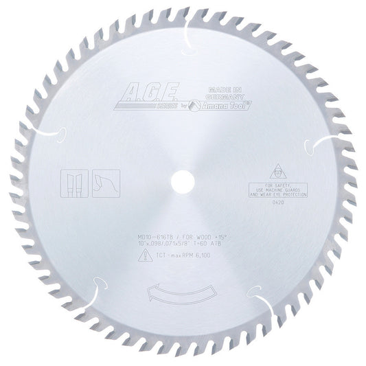 Amana Tool - MD10-616TB - TKT THIN KERF CROSSCUT 10"x60T