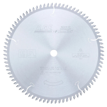 Amana Tool - MD10-802 - PLASTIC 10"x80T MTCG 5/8" BORE
