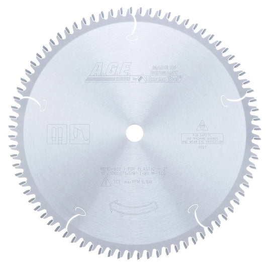 Amana Tool - MD10-802 - PLASTIC 10"x80T MTCG 5/8" BORE