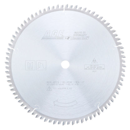 Amana Tool - MD10-803TB - TKT THIN KERF MELAMINE 10"x80T