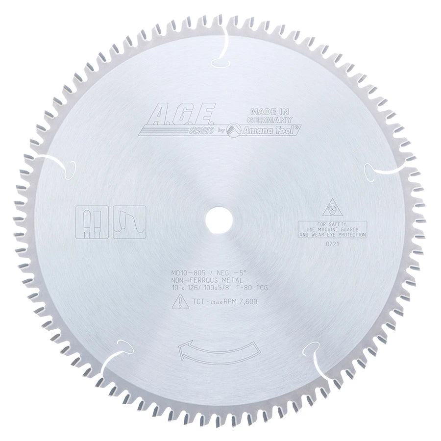Amana Tool - MD10-805 - NON-FERROUS 10"x80T 5/8" BORE