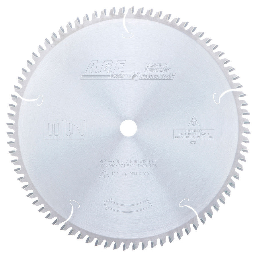 Amana Tool - MD10-816TB - TKT THIN KERF MITER 10"x80T