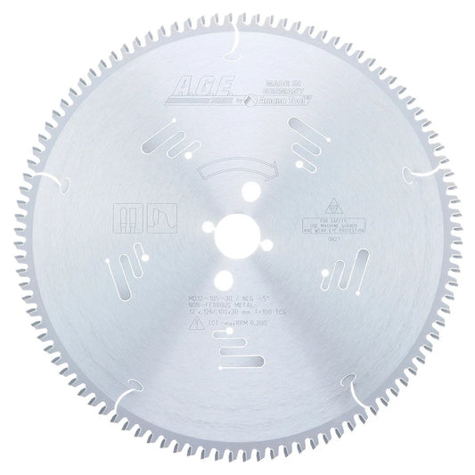 Amana Tool - MD12-105-30 - NON-FERROUS 12"x100T 30mm BORE