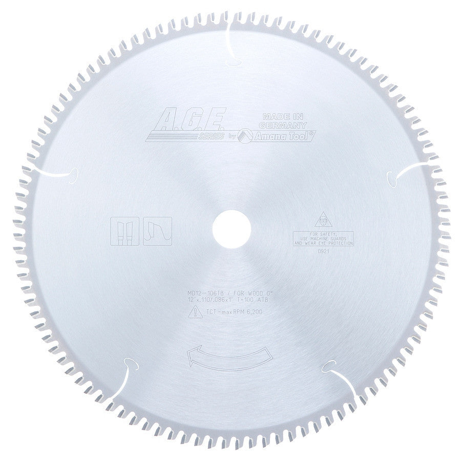 Amana Tool - MD12-106TB - TKT THIN KERF MITER 12"x100T