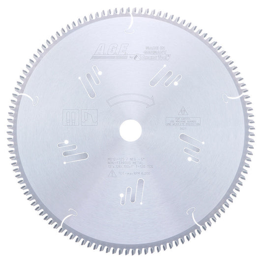 Amana Tool - MD12-125 - NON-FERROUS 12"x120T 1" BORE