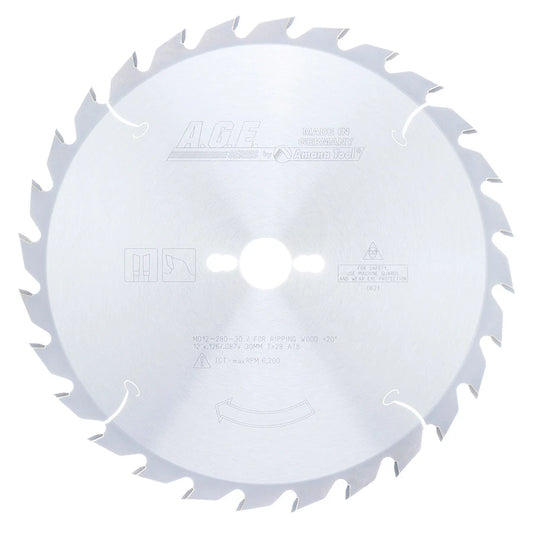 Amana Tool - MD12-280-30 - RIPPING 12"x28T ATB 30mm BORE