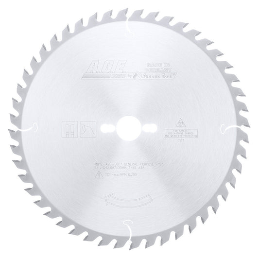 Amana Tool - MD12-480-30 - GENERAL 12"x48T ATB 30mm BORE