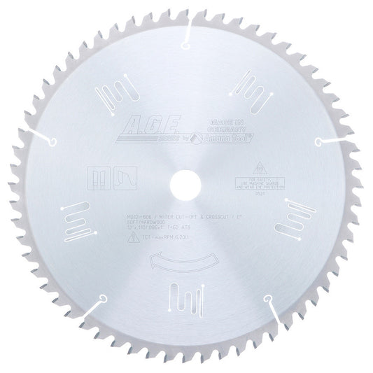 Amana Tool - MD12-606 - THIN MITER 12"x60T ATB 1" BORE