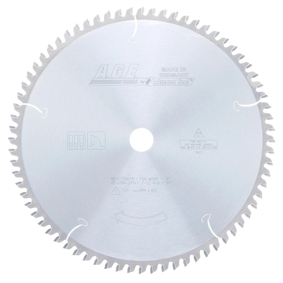 Amana Tool - MD12-726TB - TKT THINCOMPOUND MITER 12"x72T