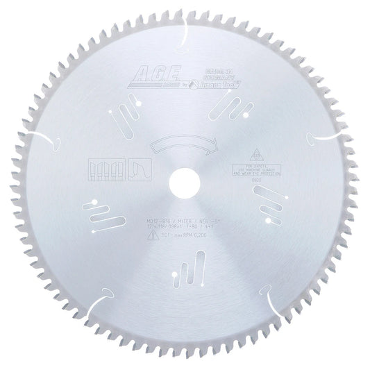 Amana Tool - MD12-816 - HEAVY MITER 12"x80T 4+1 1"BORE