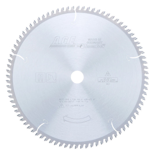 Amana Tool - MD12-848 - SOLID SURFACE 12"x84T 1" BORE