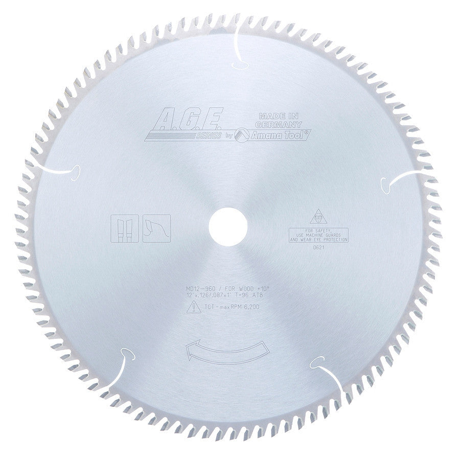 Amana Tool - MD12-960 - CROSSCUT 12"x96T ATB 1" BORE
