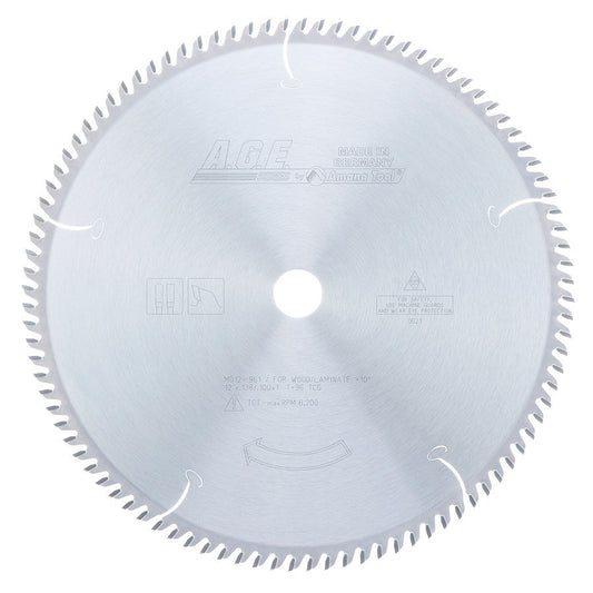 Amana Tool - MD12-961 - LAMINATE 12"x96T TCG 1" BORE