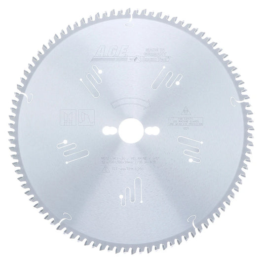 Amana Tool - MD12-963-30 - MELAMINE 12"x96T HATB 30mmBORE