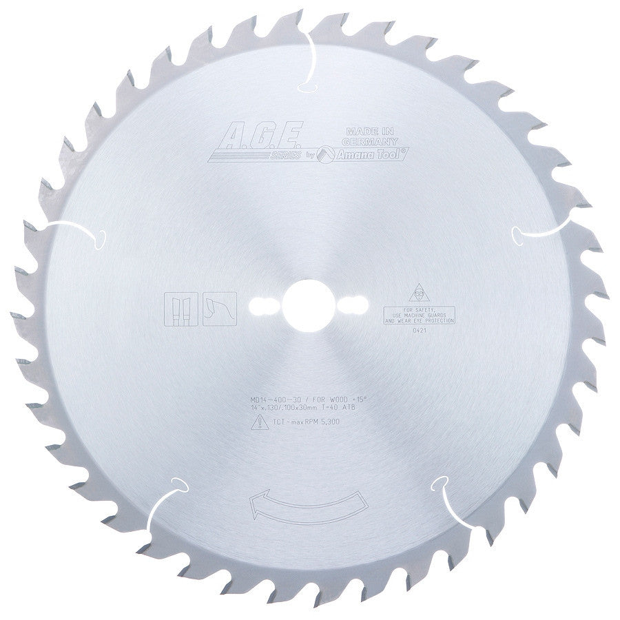 Amana Tool - MD14-400-30 - GENERAL 14"x40T ATB 30mm BORE