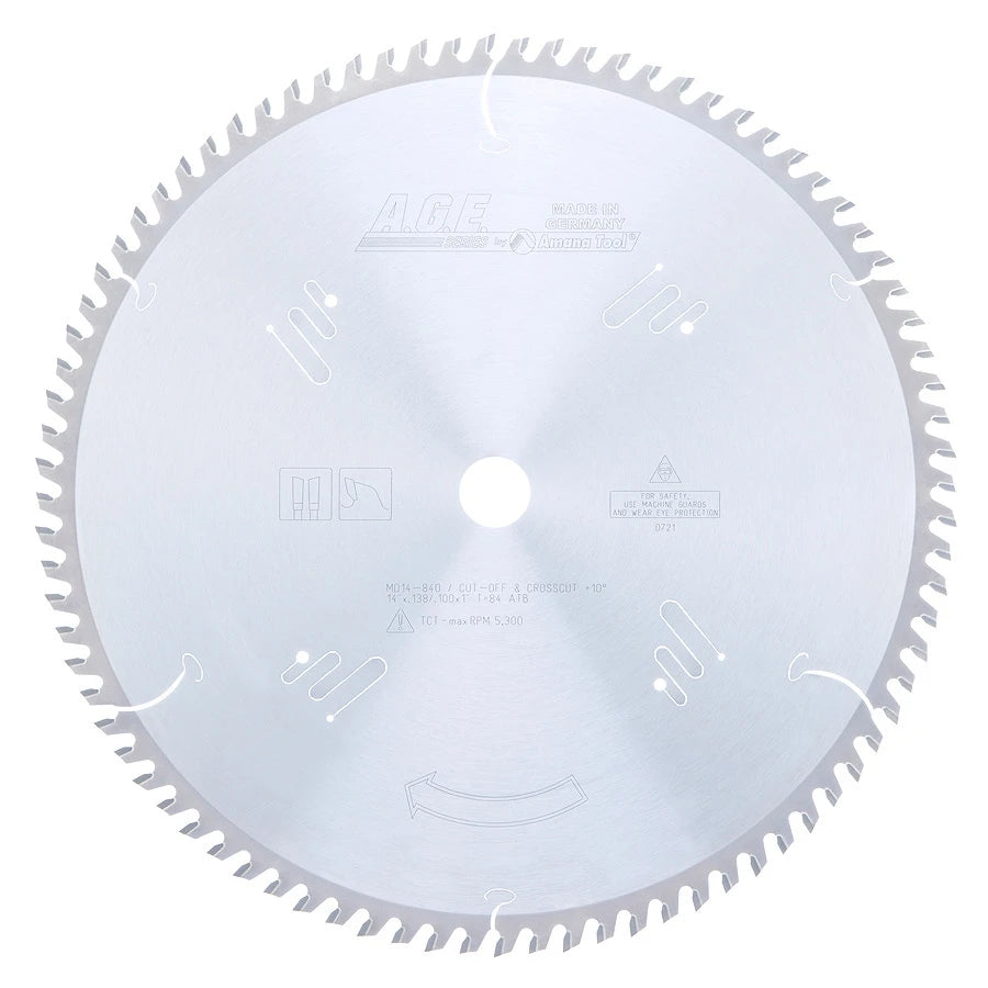 Amana Tool - MD14-840 - CROSSCUT 14"x84T ATB 1" BORE