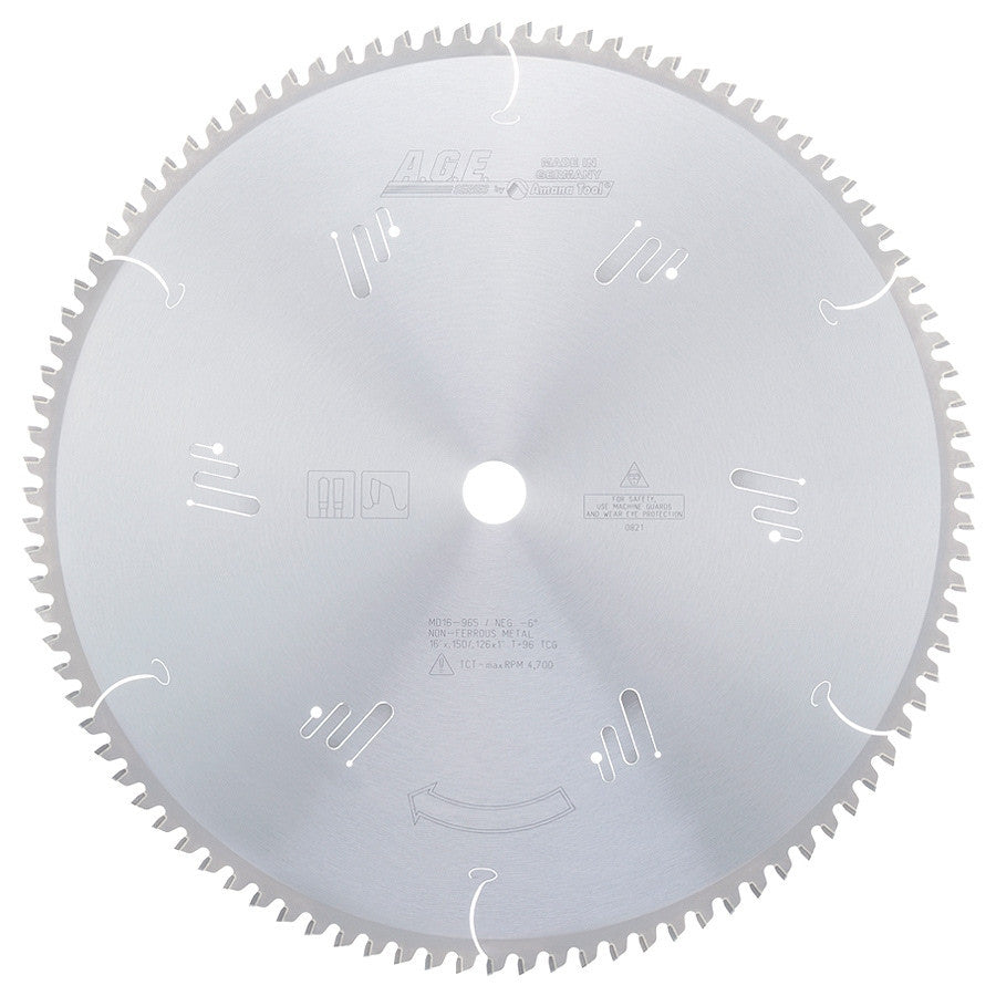 Amana Tool - MD16-965 - NON-FERROUS 16"x96T 1" BORE