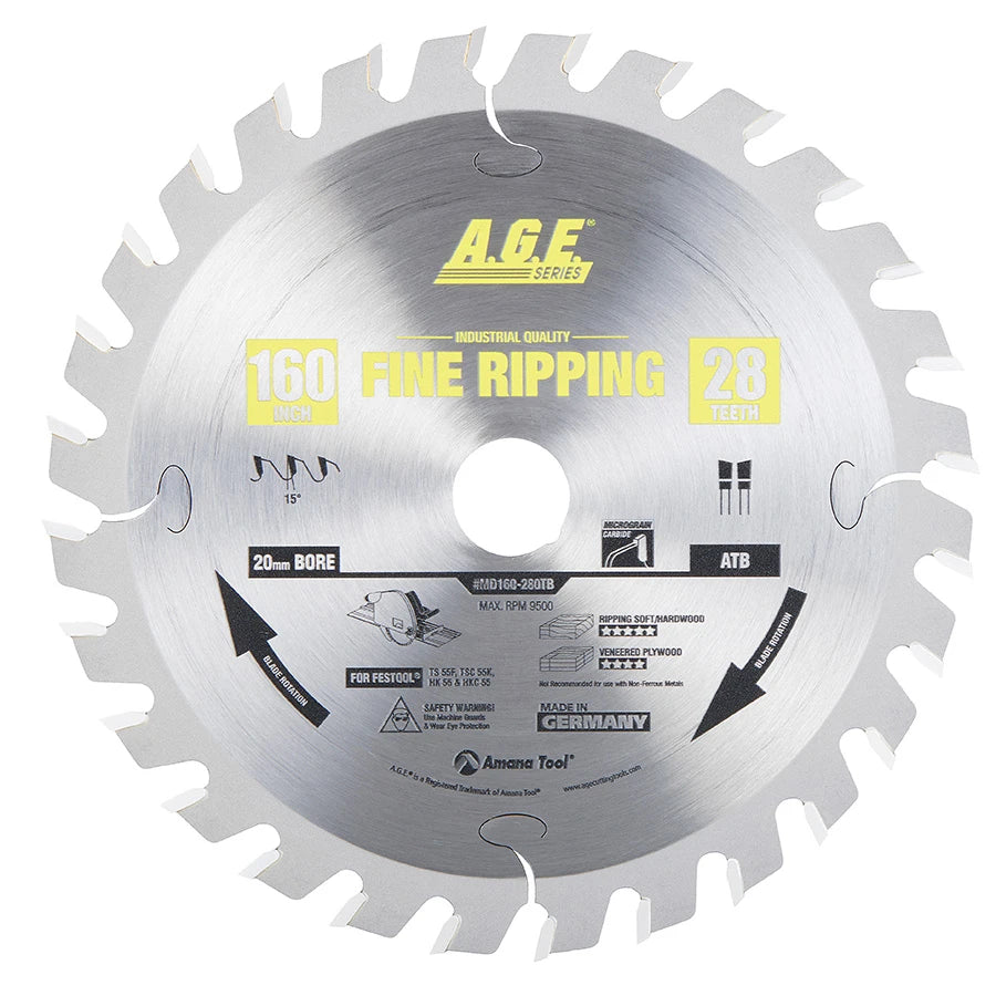 Amana Tool - MD160-280TB - GENERL PURPOSE 160x28T XFESTOO