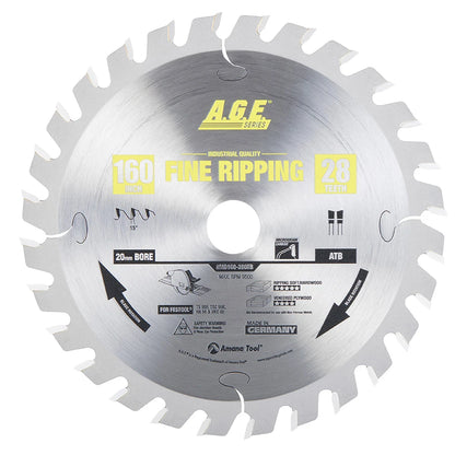 Amana Tool - MD160-280TB - GENERL PURPOSE 160x28T XFESTOO