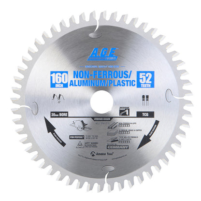 Amana Tool - MD160-525TB - ALUMIN/PLASTIC 160x52T XFESTOO