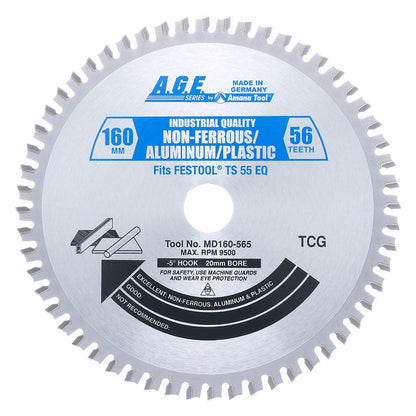 Amana Tool - MD160-565 - ALUMIN/PLASTIC 160x56T XFESTOO
