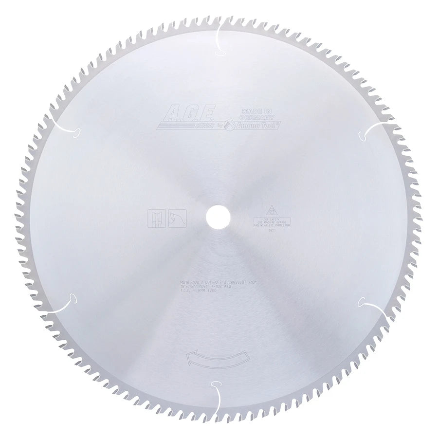 Amana Tool - MD18-108 - CROSSCUT 18"x108T ATB 1" BORE