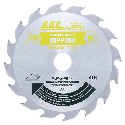 Amana Tool - MD210-160 - RIPPING 210mmx16T 30mm XFESTOO
