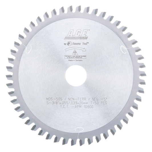 Amana Tool - MD5-505 - NON-FERROUS 5-3/8"x50T 20mmBOR