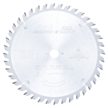 Amana Tool - MD7-400 - CROSSCUT 7-1/4"x40T ATB 5/8"BO
