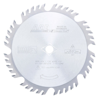 Amana Tool - MD8-404 - COMBINATION 8"x40T 5/8" BORE
