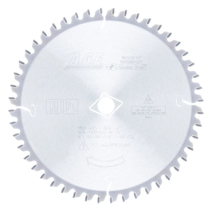 Amana Tool - MD8-485 - NON-FERROUS 8"x48T 5/8" BORE