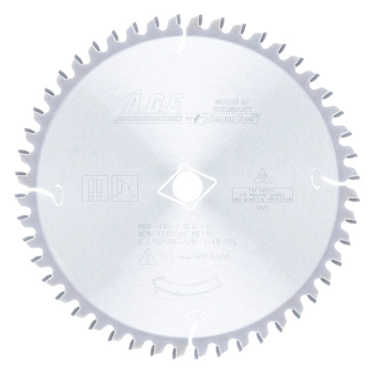 Amana Tool - MD8-485 - NON-FERROUS 8"x48T 5/8" BORE