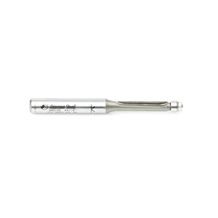 Amana Tool - MR0103 - 3/16" DIA MINIATURE FLUSH TRIM