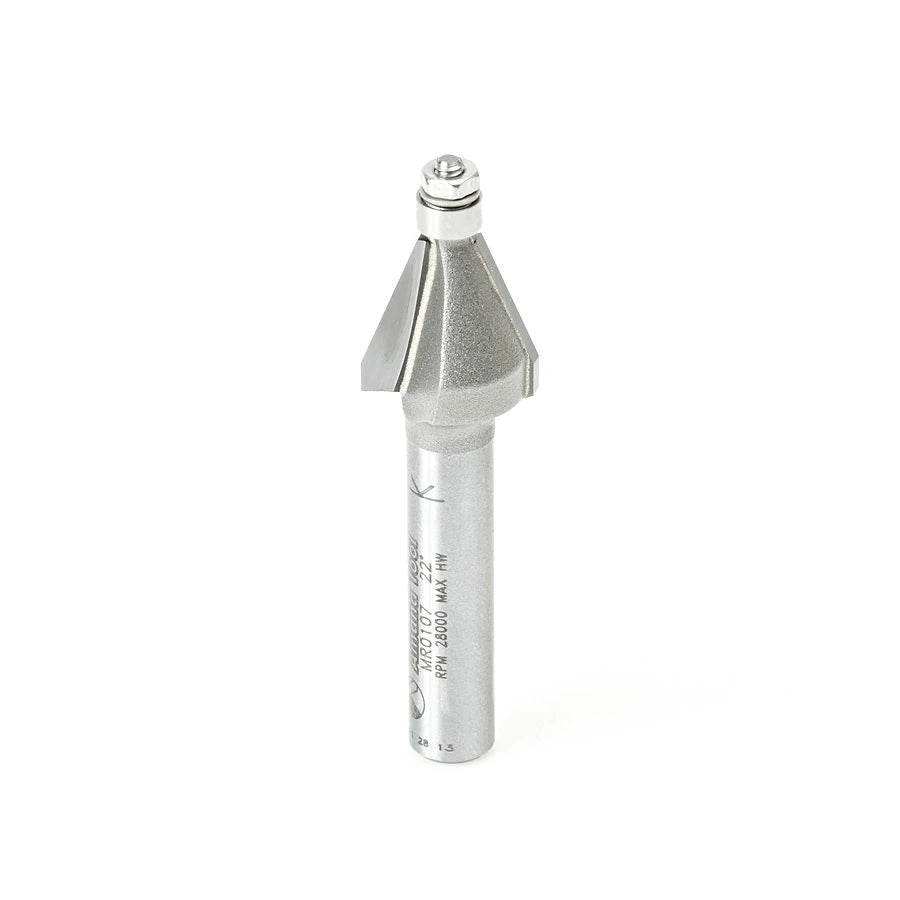 Amana Tool - MR0107 - 22.5D MINIATURE BEVEL TRIM