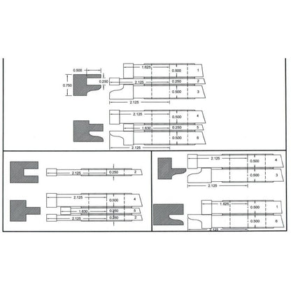 FREEBORN - PC-10-231 - CARBIDE ADDITIONAL TONGUE & GROOVE CUTTER Shaper Cutter