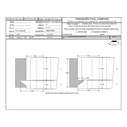 PC-11-055-GP GLASS PANEL (4 Piece Sets)