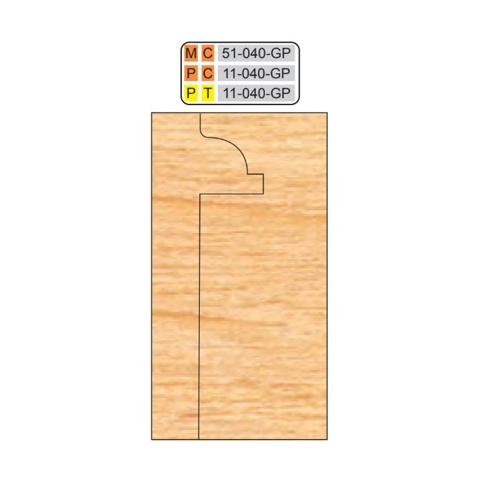 PC-11-040-GP GLASS PANEL (4 Piece Sets)