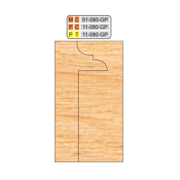 PC-11-080-GP GLASS PANEL (4 Piece Sets)