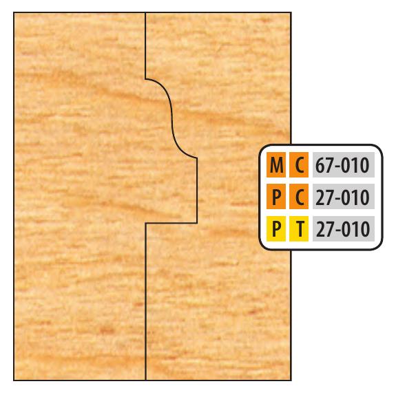 FREEBORN - PC-27-010 - CARBIDE WINDOW SASH SET Shaper Cutter